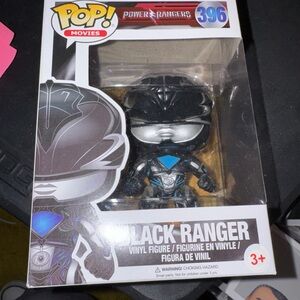 Funko Pop Black Ranger with Blue Accents